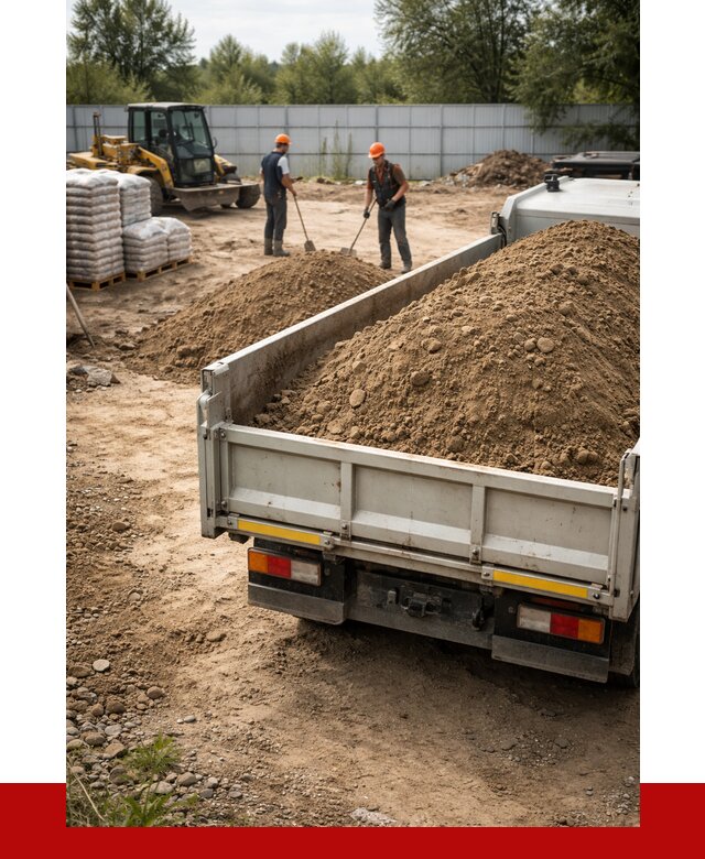 Супесь с доставкой в Подольске от 2552 р. за куб | ПРОНЕРУДПдл