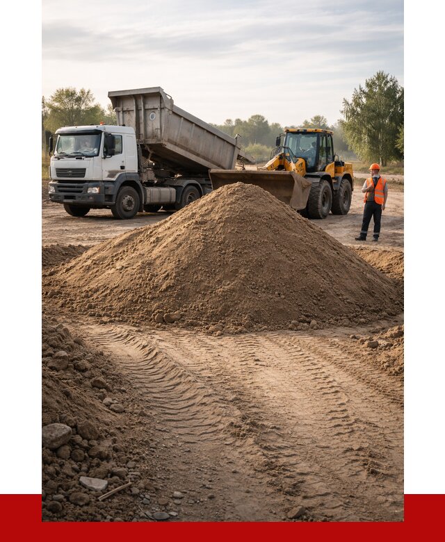 Купить песчаный грунт с доставкой в Подольске от 4376 р. | ПРОНЕРУДПдл