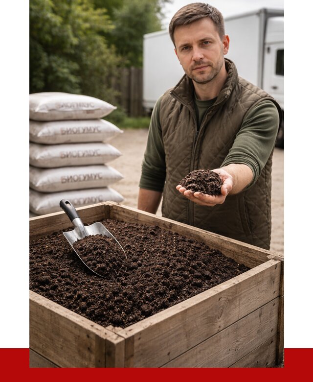 Купить биогумус в Подольске с доставкой от 8855 р. за куб | ПРОНЕРУДПдл