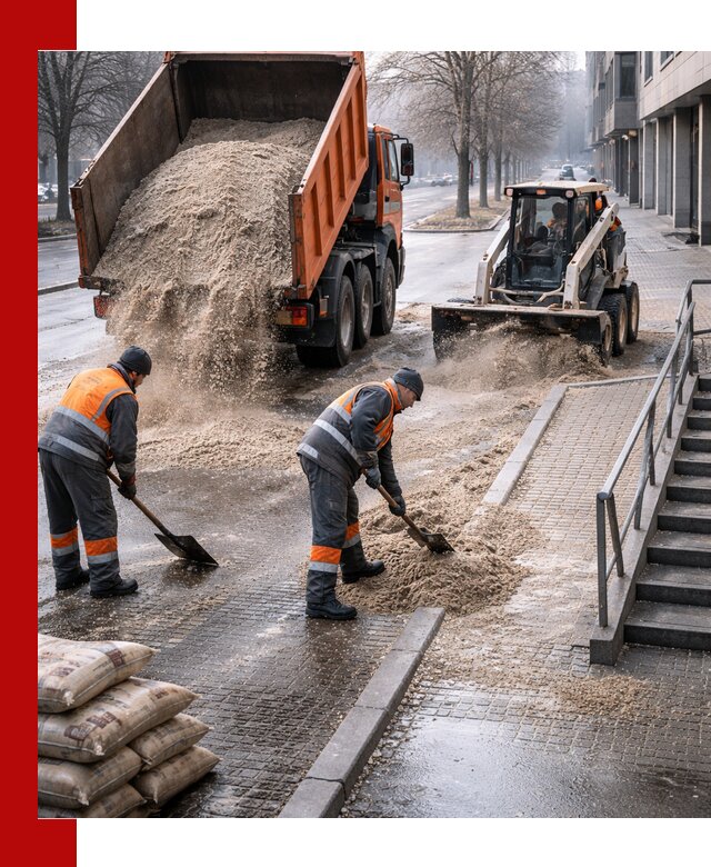 Поставка противогололедных материалов в Подольске