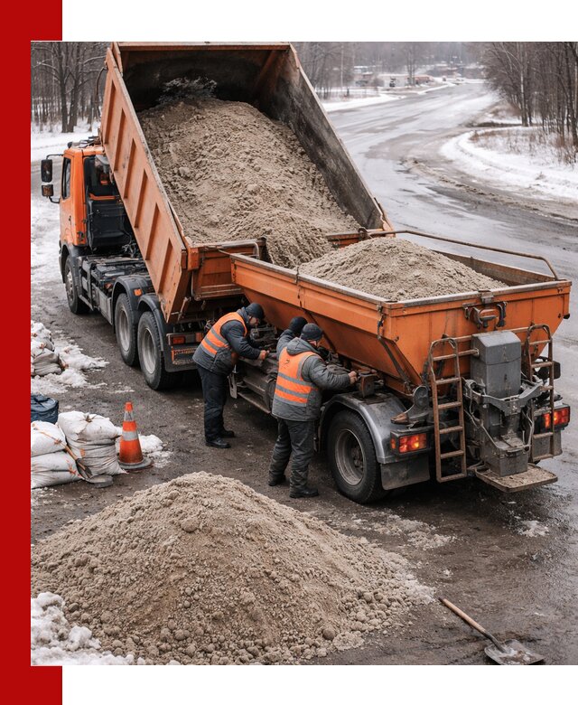 Поставка и вывоз пескосоля в Подольске оптом и в розницу
