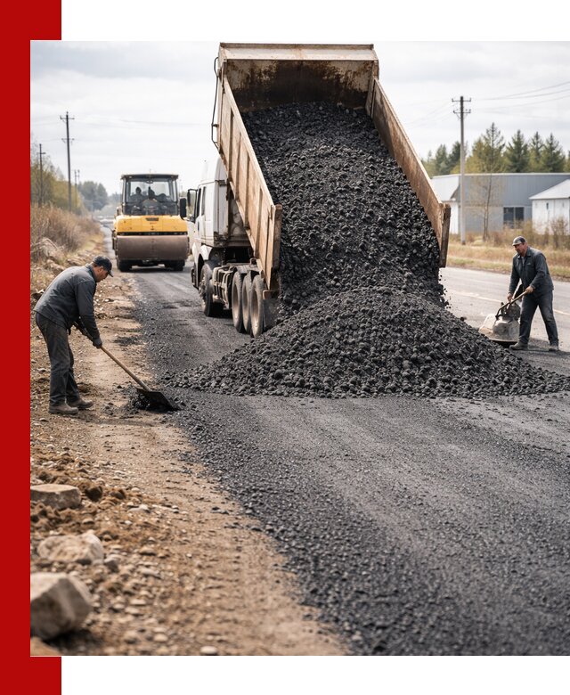Асфальтовая крошка для дорог в Подольске — поставка и доставка