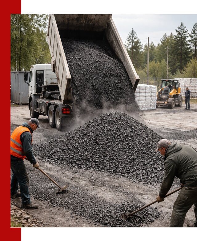Доставка и продажа асфальтного гранулята в Подольске