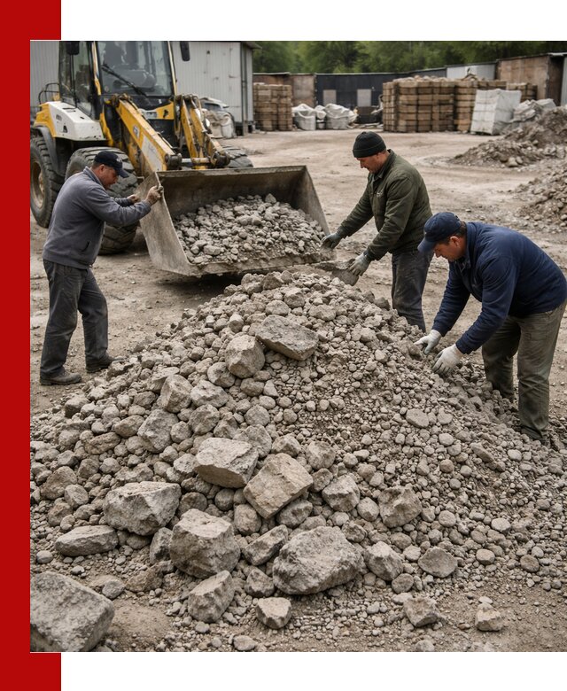 Демонтаж и вывоз бой бетона в Подольске
