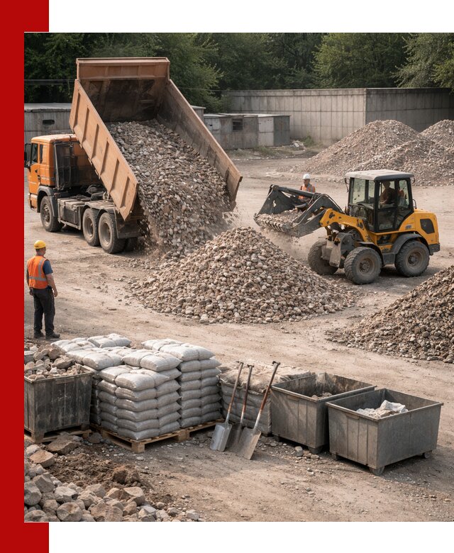 Вторичные материалы для отсыпки в Подольске — поставка и доставка