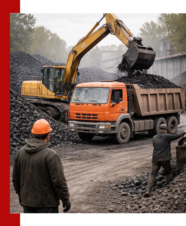 Доставка угля автотранспортом в Подольске быстро и выгодно