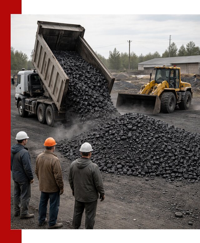 Доставка угля антрацита в Подольске с самосвалами и погрузкой