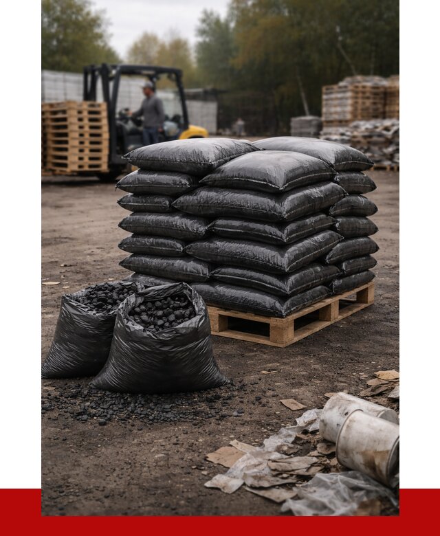 Купить уголь в мешках с доставкой в Подольске от 7814 р. | ПРОНЕРУДПдл