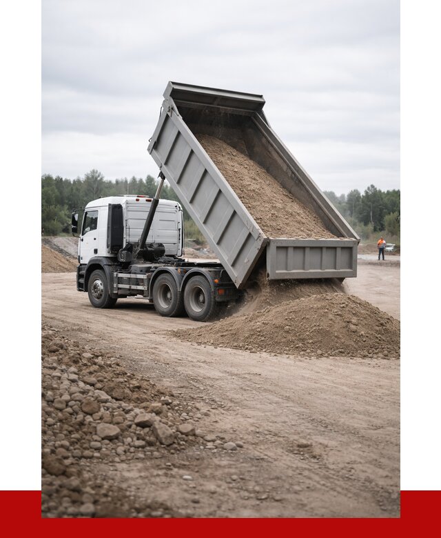 Доставка самосвалом 15 кубов в Подольске от 6772 руб. | ПРОНЕРУДПдл
