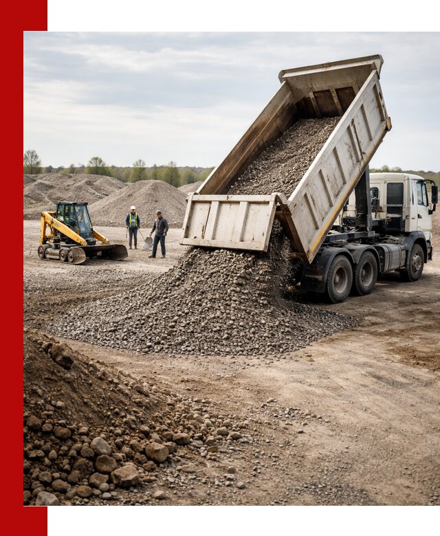 Доставка самосвалом 25 м³ в Подольске быстро и надежно