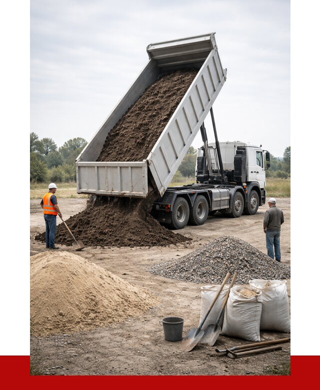 Доставка самосвалом 30 кубов в Подольске от 8855 р. | ПРОНЕРУДПдл