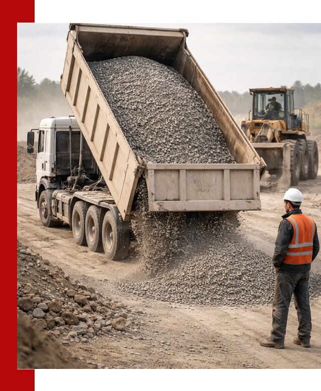 Доставка самосвалом 40 кубов цемента и сыпучих в Подольске