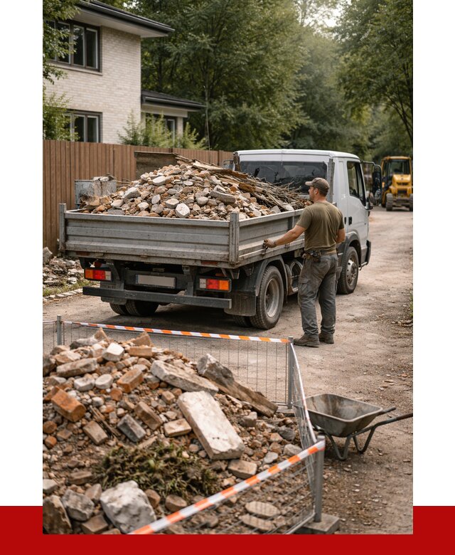 Вывоз строительного мусора с погрузкой в Подольске от 7814 р | ПРОНЕРУДПдл