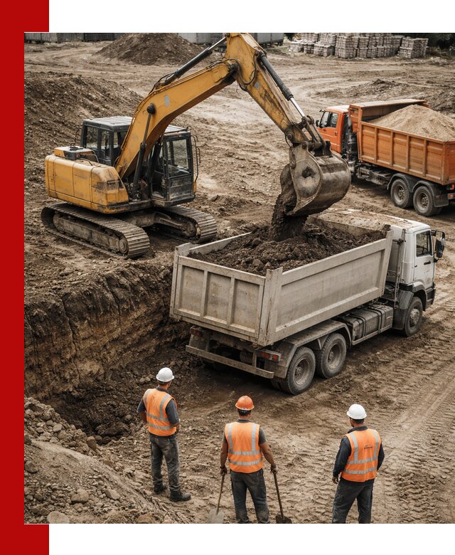 Разработка грунта для строительства и благоустройства в Подольске