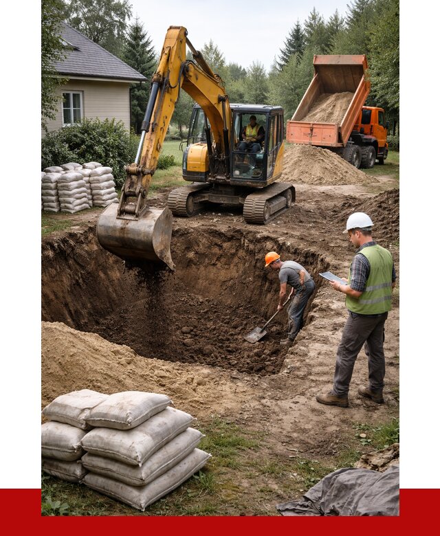 Рытье котлована в Подольске быстро от 4688 р. ПРОНЕРУДПдл