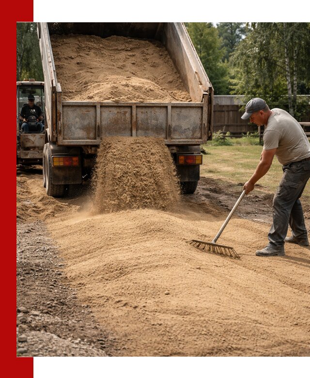 Отсыпка участка песком в Подольске быстро и качественно
