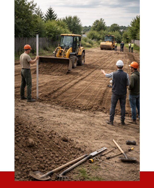 Планировка участка грунтом в Подольске от 4688 р ПРОНЕРУДПдл