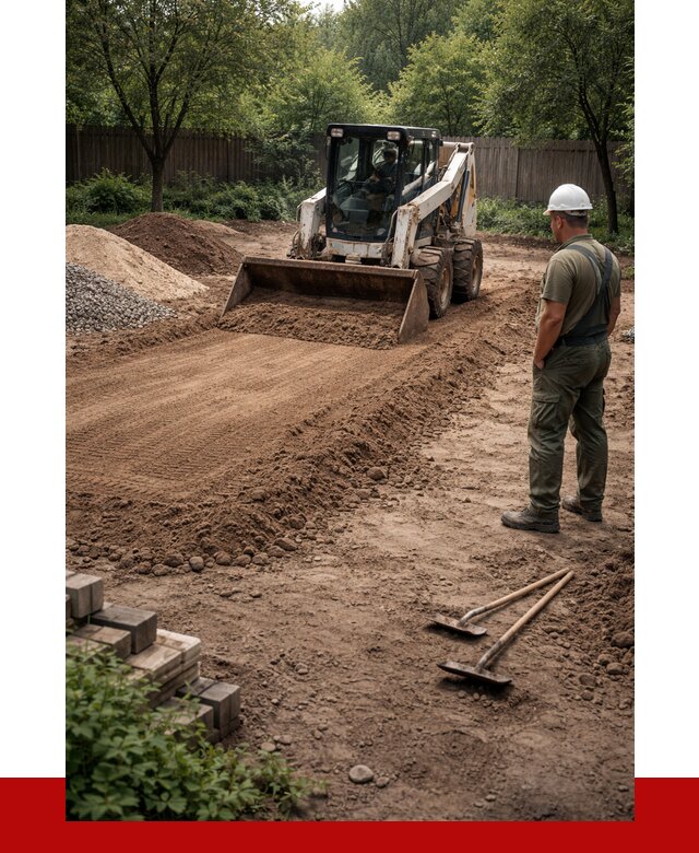 Выравнивание участка под ключ в Подольске от 3646 р. | ПРОНЕРУДПдл